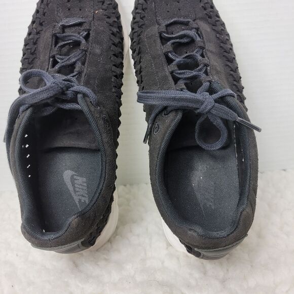 Nike Air Mayfly Woven QS Quick Strike Men's Sneaker Size 9.5 Black Suede Shoes - Picture 9 of 10